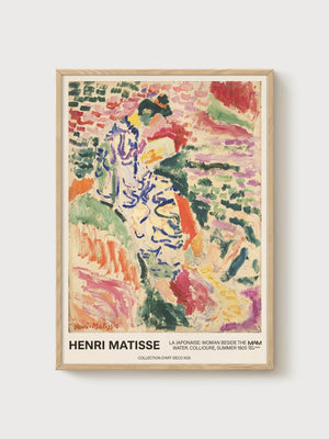 Henri Matisse Print poster in oak frame