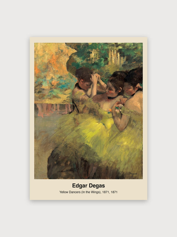 Yellow Dancers (In the Wings), 1871 - Digital Download