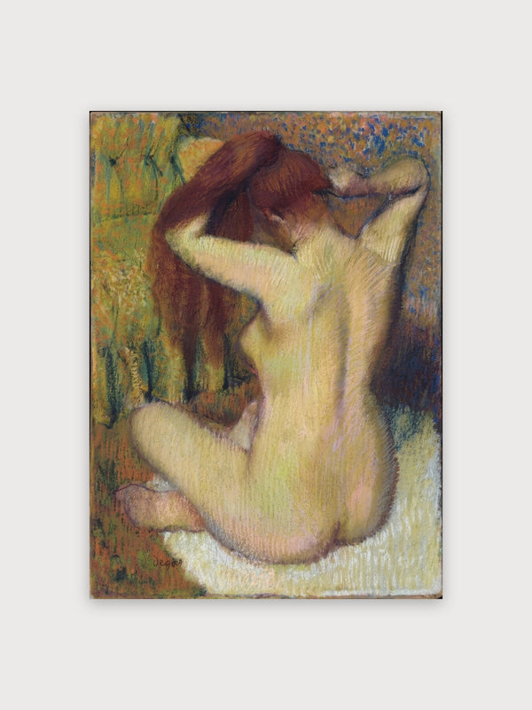 Woman Combing Her Hair - Digital Download