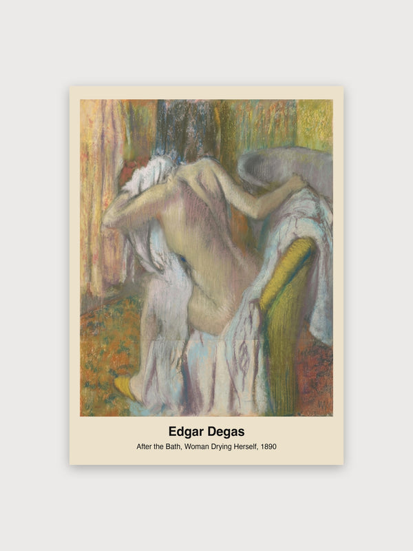 After the Bath, Woman Drying Herself - Digital Download