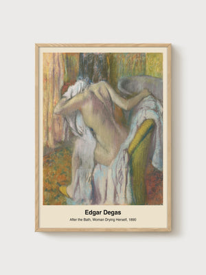 Edgar Degas Poster poster in oak frame