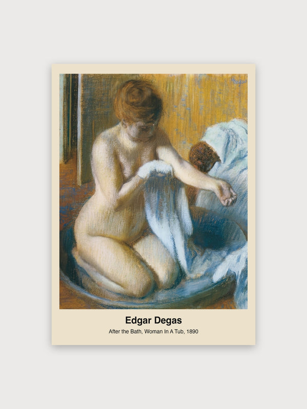 After the Bath, Woman In A Tub - Digital Download