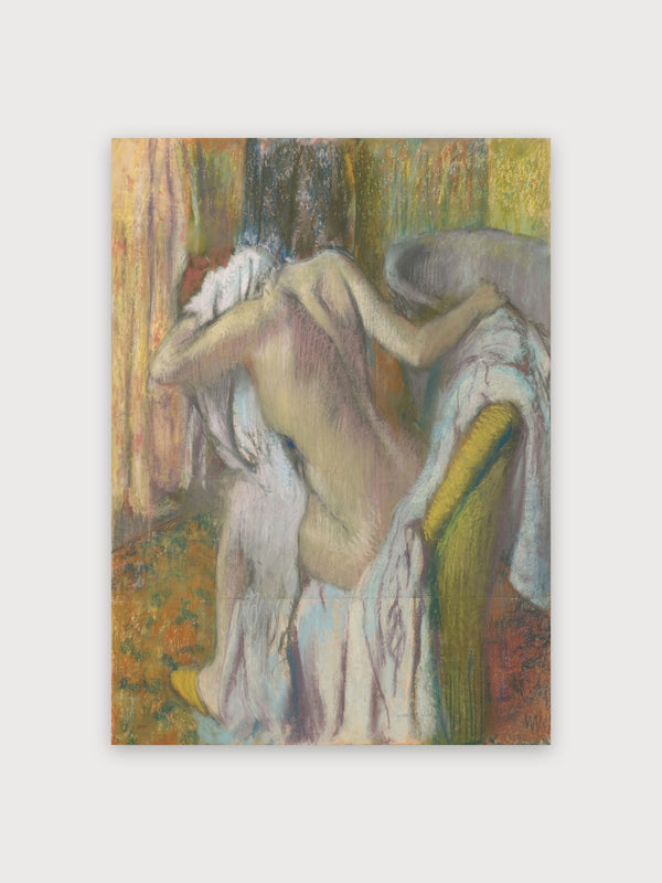 After the Bath, Woman Drying Herself - Digital Download