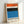 Framed contemporary poster showcasing calm geometric composition with orange, black, and blue color blocking.