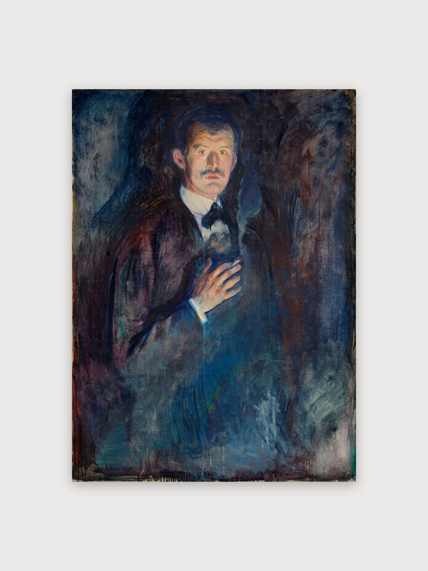 Self-Portrait with Burning Cigarette - Digital Download