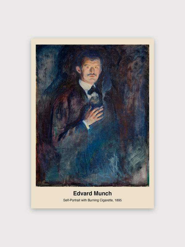 Self-Portrait with Burning Cigarette - Digital Download