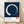 Framed minimalist poster featuring a deep indigo enso circle brushstroke on cream background, evoking Japanese zen and wabi sabi aesthetic with serene, meditative mood.