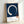 Zen circle art print on cream ground with deep blue brushwork in Japanese woodblock style, conveying peaceful and contemplative energy.