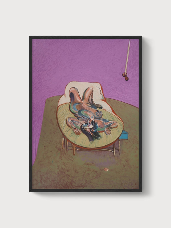 Francis Bacon Print poster in black frame