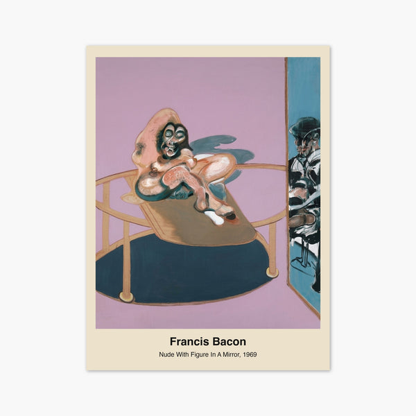 Francis Bacon Nude With Figure In A Mirror art print