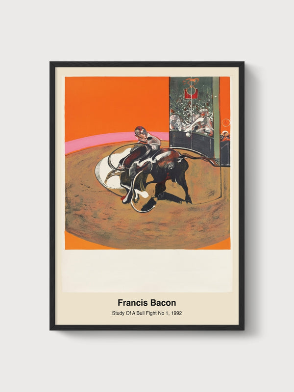 Francis Bacon Print poster in black frame