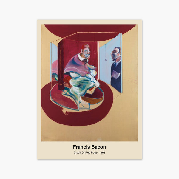 Francis Bacon Study Of Red Pope Print art print