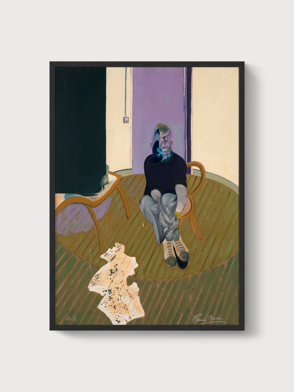 Francis Bacon Print poster in black frame