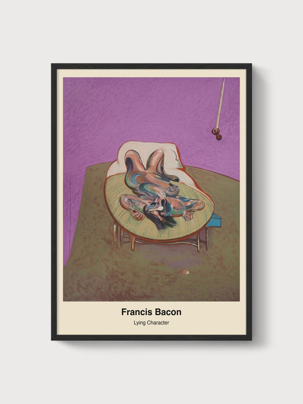Francis Bacon Print poster in black frame