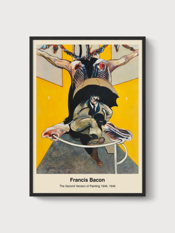 Francis Bacon Print poster in black frame