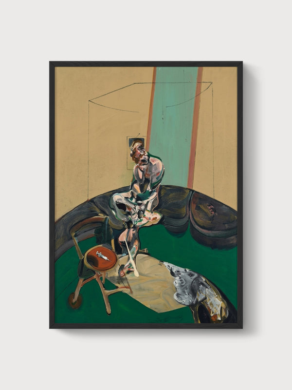 Francis Bacon Print poster in black frame