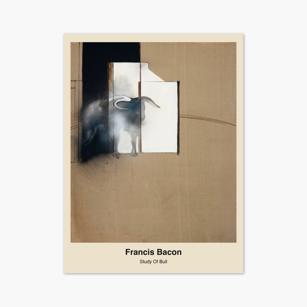 Francis Bacon Study Of Bull Poster art print