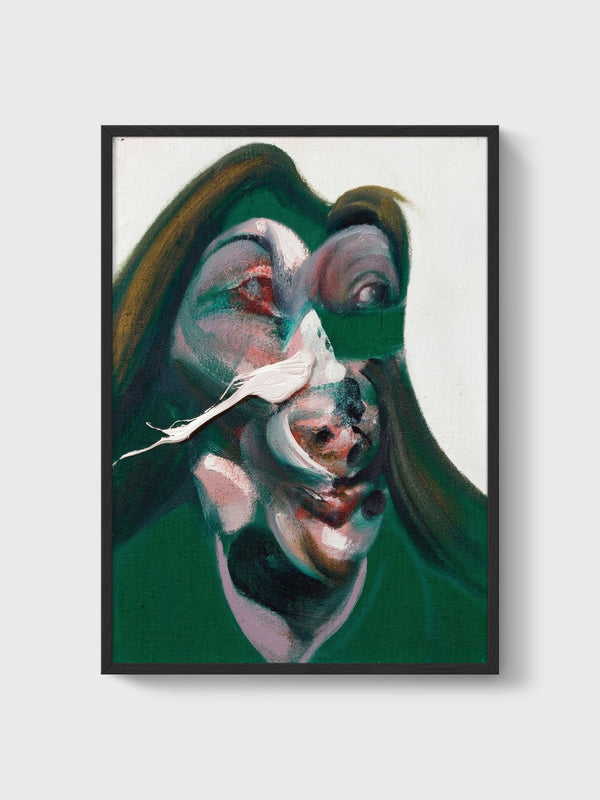 Francis Bacon Print poster in black frame