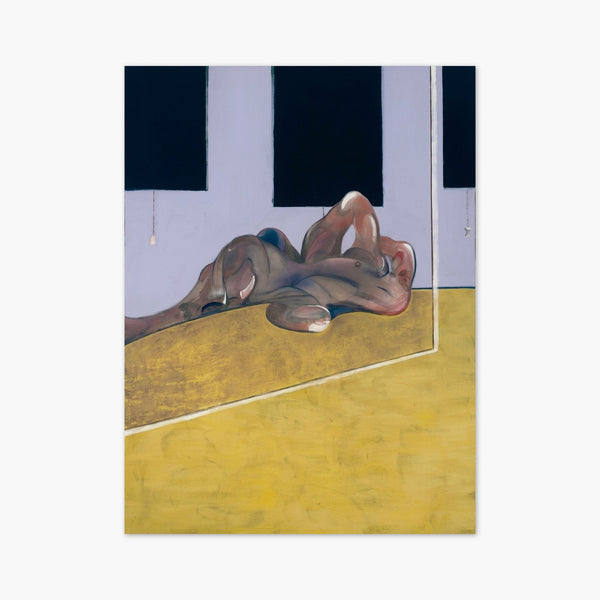 Francis Bacon Lying Figure In Mirror Print art print