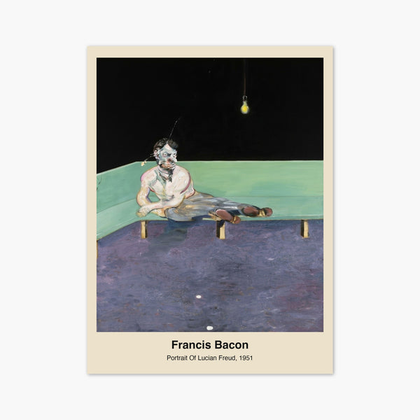 Francis Bacon Portrait Of Lucian Freud art print