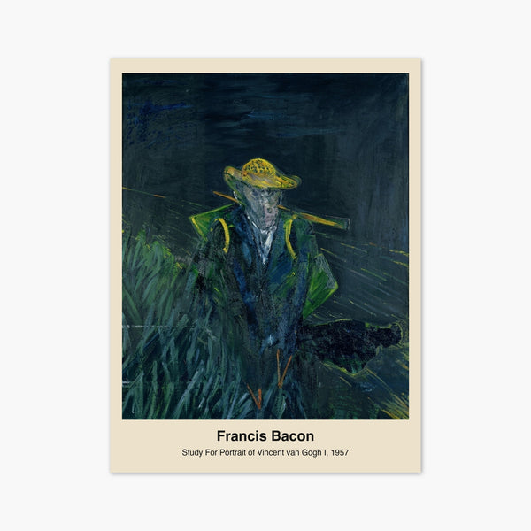 Francis Bacon Van Gogh Study Poster art print