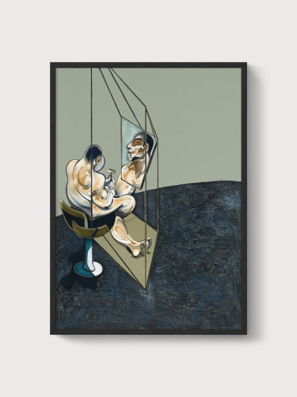 Francis Bacon Print poster in black frame