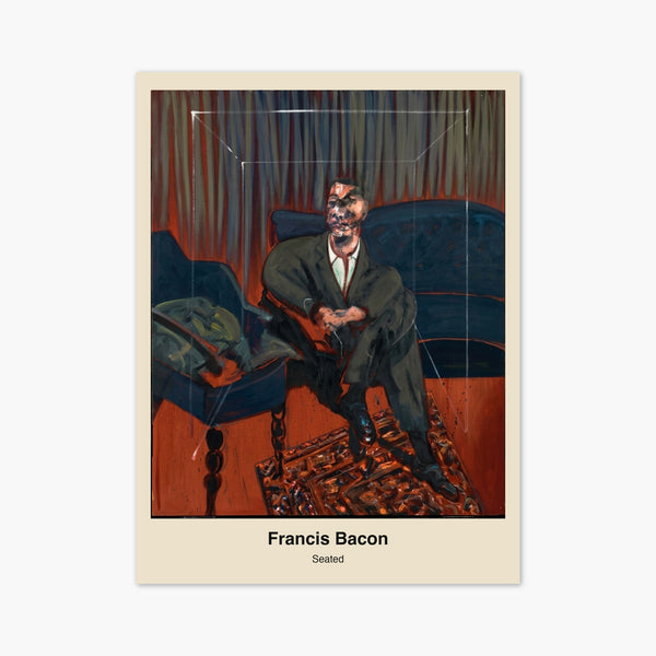 Francis Bacon Seated Figure Poster art print