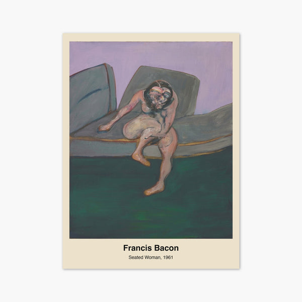 Francis Bacon Seated Woman Poster art print