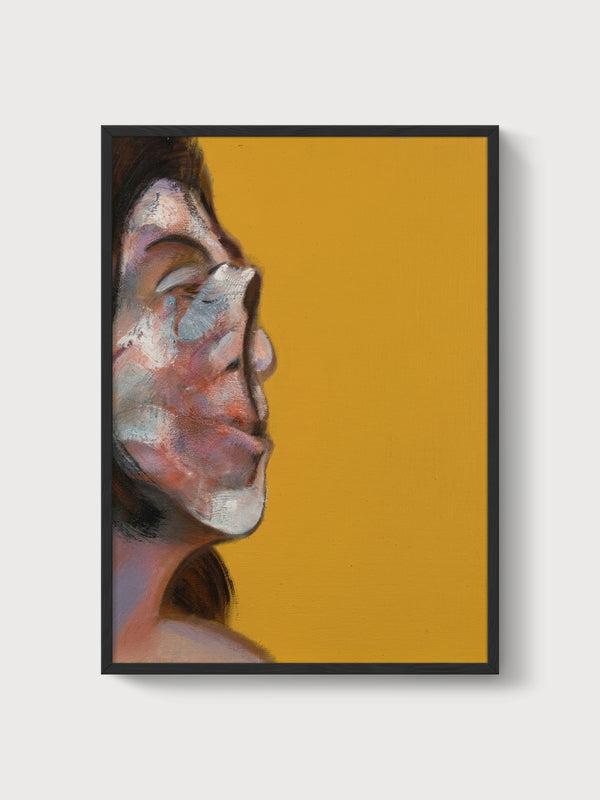 Francis Bacon Portrait of Henrietta Moraes poster in black frame