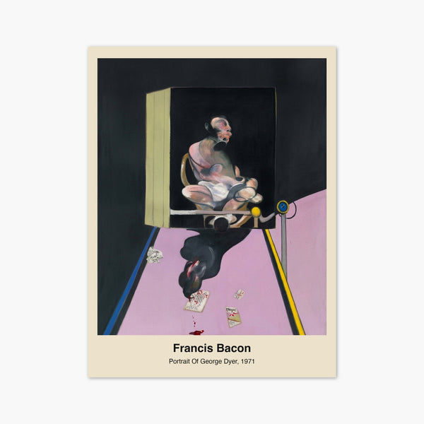 Francis Bacon Portrait Of George Dyer Print art print