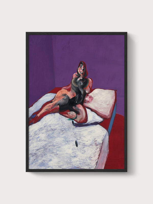 Francis Bacon Print poster in black frame