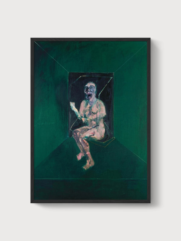 Francis Bacon Print poster in black frame