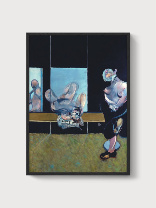 Francis Bacon Print poster in black frame