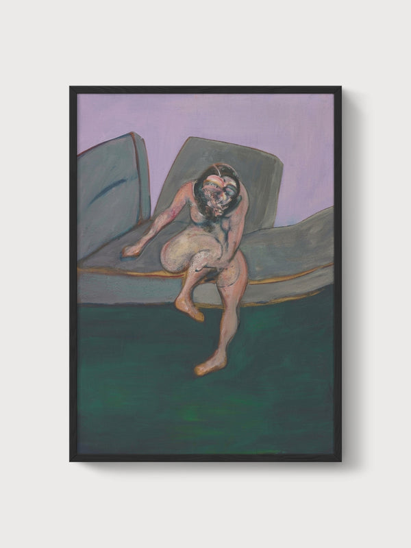 Francis Bacon Seated Woman Poster poster in black frame
