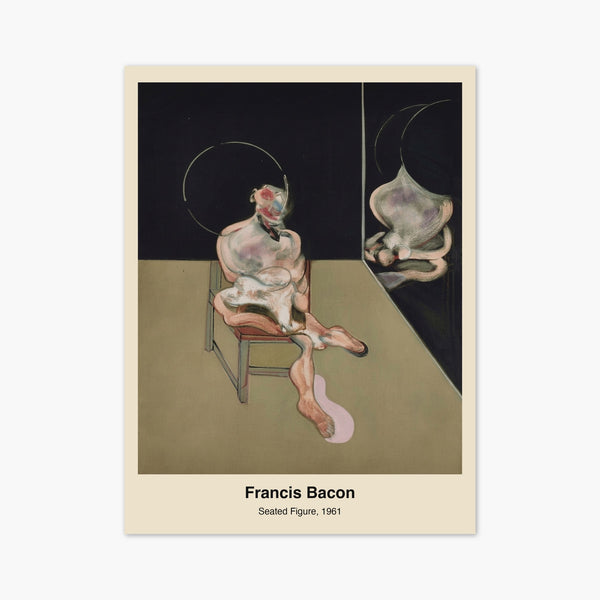 Francis Bacon Seated Figure Poster art print
