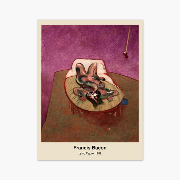 Francis Bacon Lying Figure Poster art print