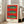 Colorful abstract fish illustration in vibrant reds and oranges with bold pop art sensibility, creating an experimental and contemporary wall art piece.
