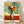 Abstract floral poster featuring vibrant magenta and orange blooms arranged in a Chinese vase, with bold green and yellow accents in modern expressionist style.