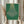 Modern geometric chandelier poster in contemplative forest green and gold tones with cream ground, reflecting Bauhaus principles of form and function.