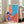 Modern portrait art print showcasing a minimalist, abstracted face in vivid pop art colors with bold outlines and flat color fields.
