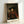 Impressionist-style portrait of a girl surrounded by a decorative frame, executed in rich browns and ochre with soft, contemplative mood and vintage artistry.
