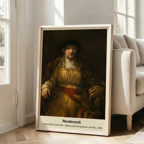 Impressionist-style portrait of a man's face in rich browns and golds with dark shadows, evoking quiet reflection and classical artistic tradition.