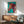 Contemporary pop art zebra print with vivid palette and striking graphic qualities, displayed framed on a wall as modern decor.