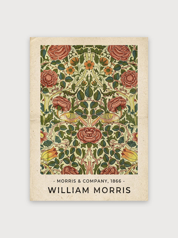 Morris Rose Birds - Digital Download