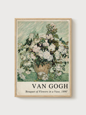 Vincent van Gogh Print poster in oak frame