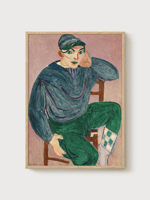 Henri Matisse Print poster in oak frame