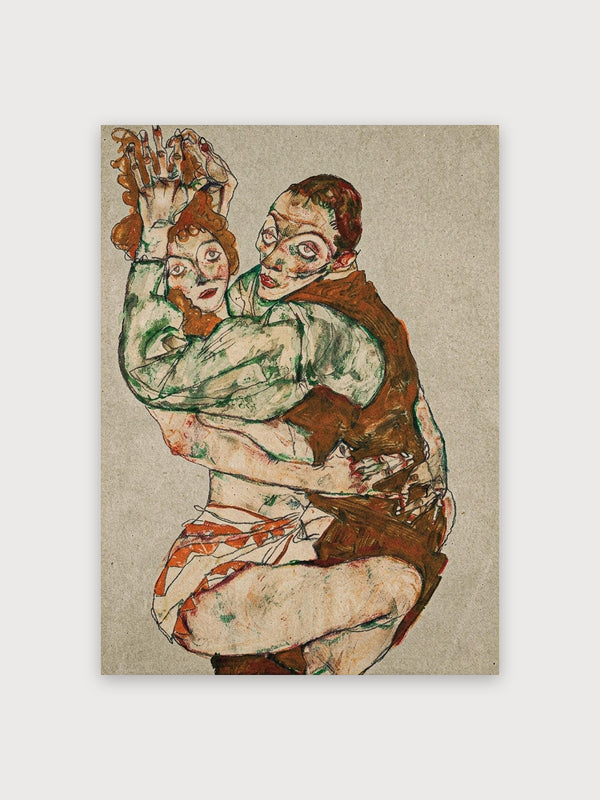 Egon Schiele Lovers - Digital Download