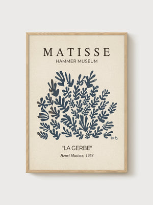 Henri Matisse Print poster in oak frame