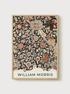 William Morris Wall Art poster in oak frame