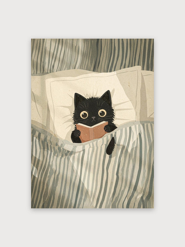 Black Cat Reading - Digital Download